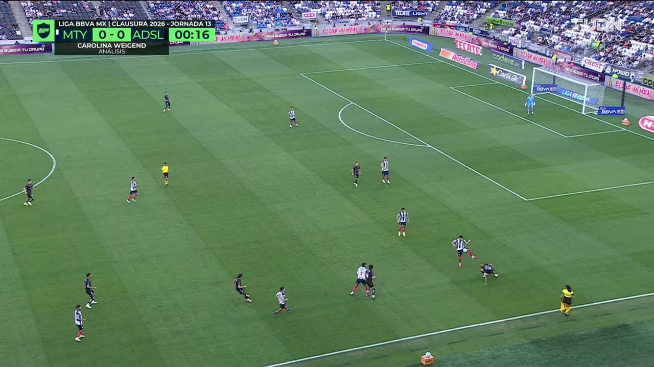 Arranca el partido y la pelota está en juego.