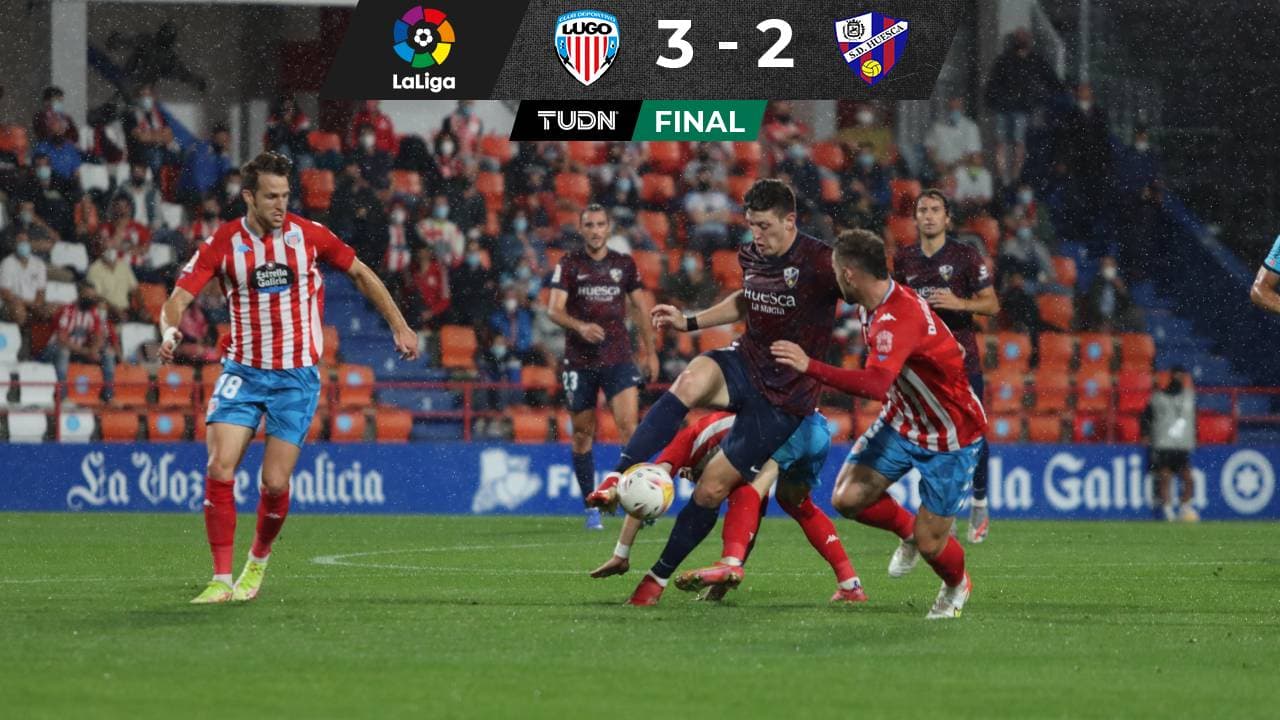 Lugo le arrebata la victoria al Huesca de Ambriz en tres minutos