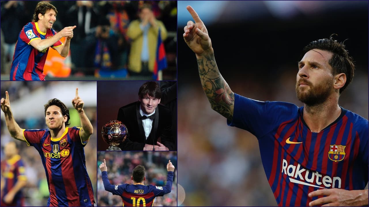 El 16 de octubre del 2004, Lionel Messi debutaba con el Barcelona en partido de La Liga, en un Derby contra el Espanyol. Con 17 años salió a la cancha en el minuto 84.