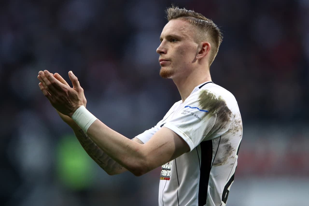 Marius Wolf, del Eintracht Frankfurt, tendría la posibilidad de pasar al Borussia Dortmund en este mercado de pases.