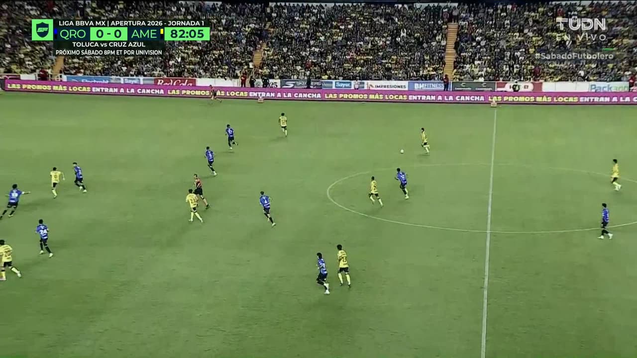 ¡GOL!  anota para América. Isaías Violante
