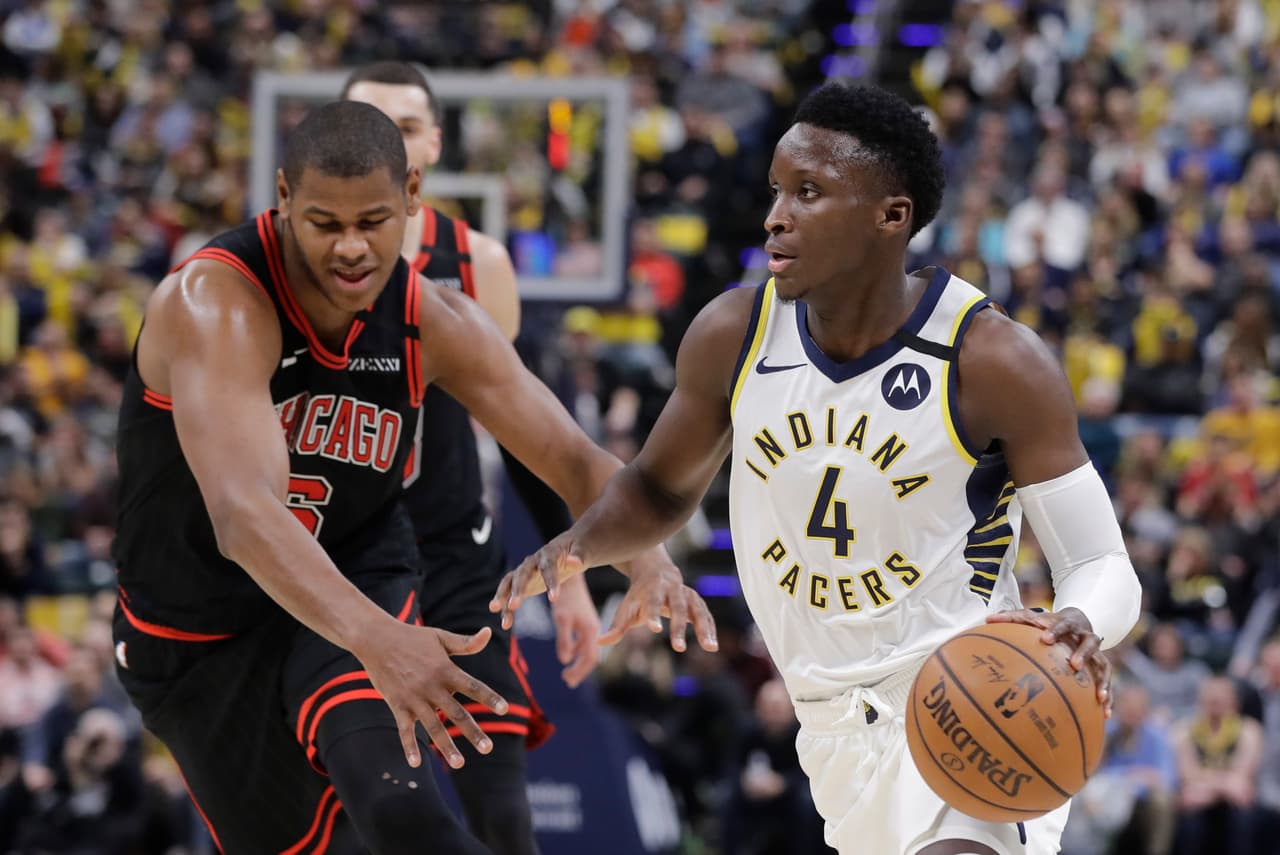 Después de un año de inactividad, Victor Oladipo volvió a la duela para aportar en la victoria de su equipo ante los Chicago Bulls.