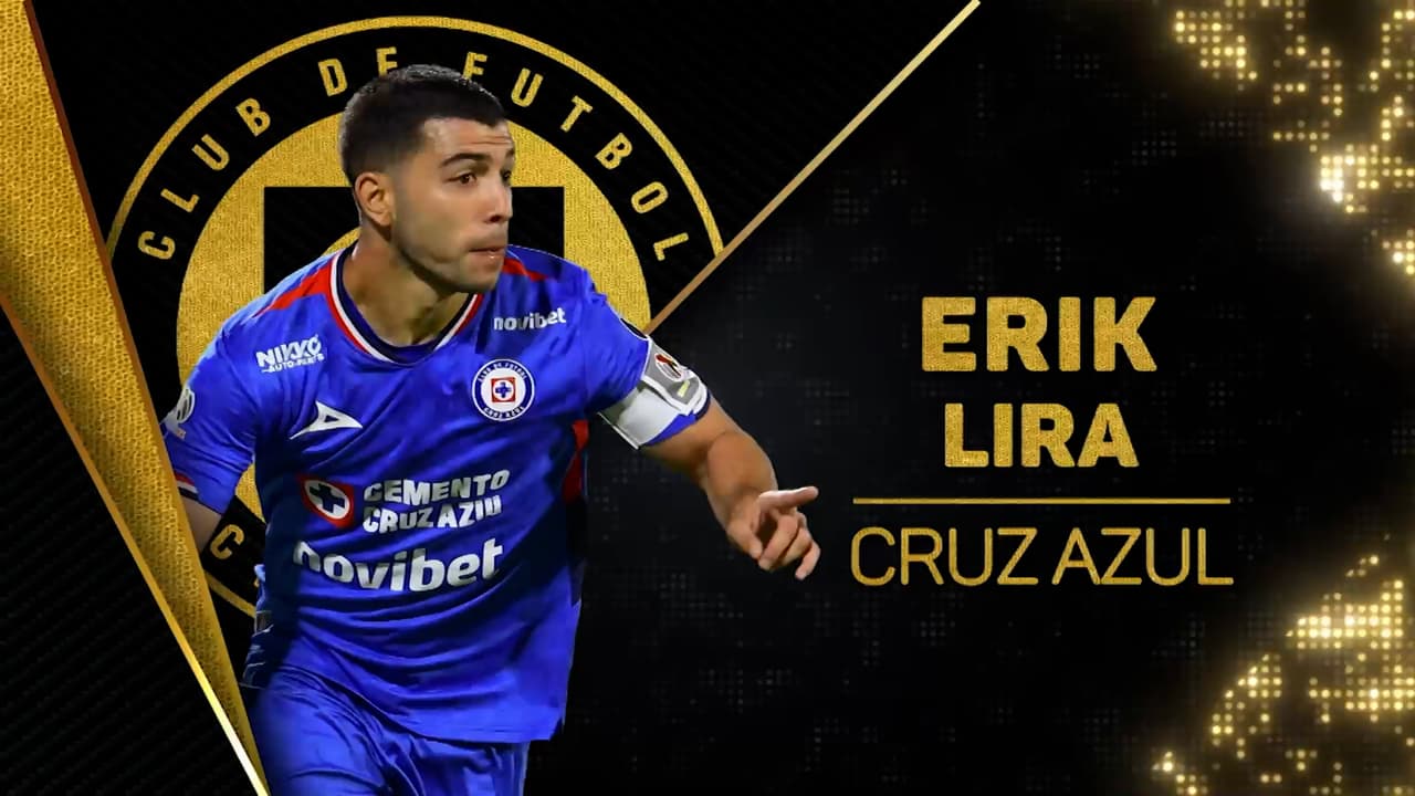 Erick Lira gana el Balón de Oro como mejor defensa central de la Liga MX