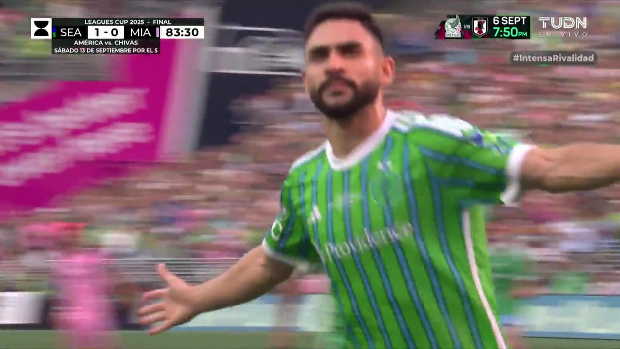 ¡Lo pierde Messi! Roldan no perdona y Seattle se despega en el marcador
