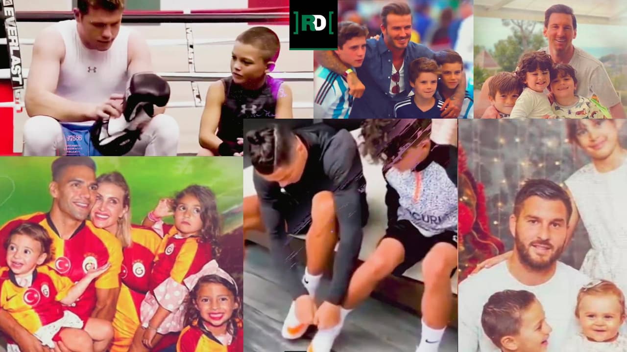 Deportistas que son grandes estrellas también como padres