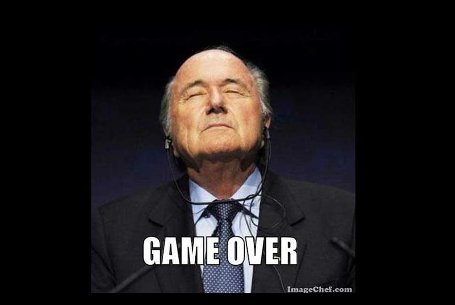 Los memes de la salida de Blatter de la FIFA