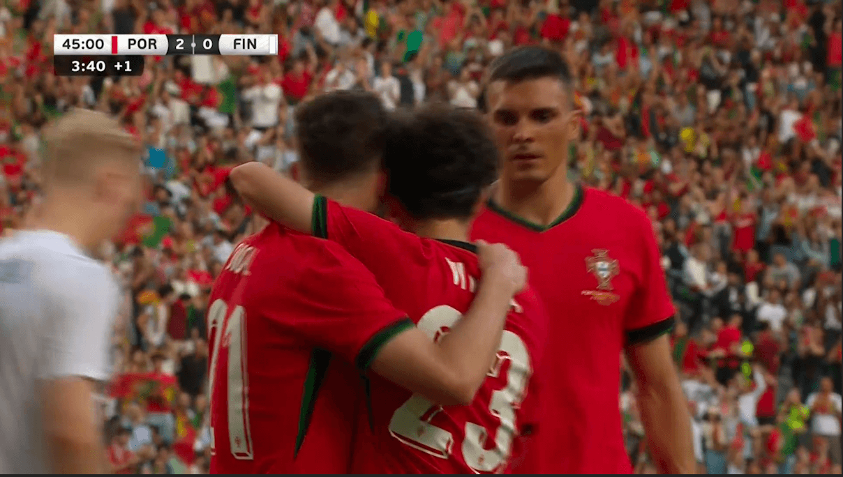 ¡Cayó el segundo! Diogo Jota firma el 2-0 de Portugal con polémico penal