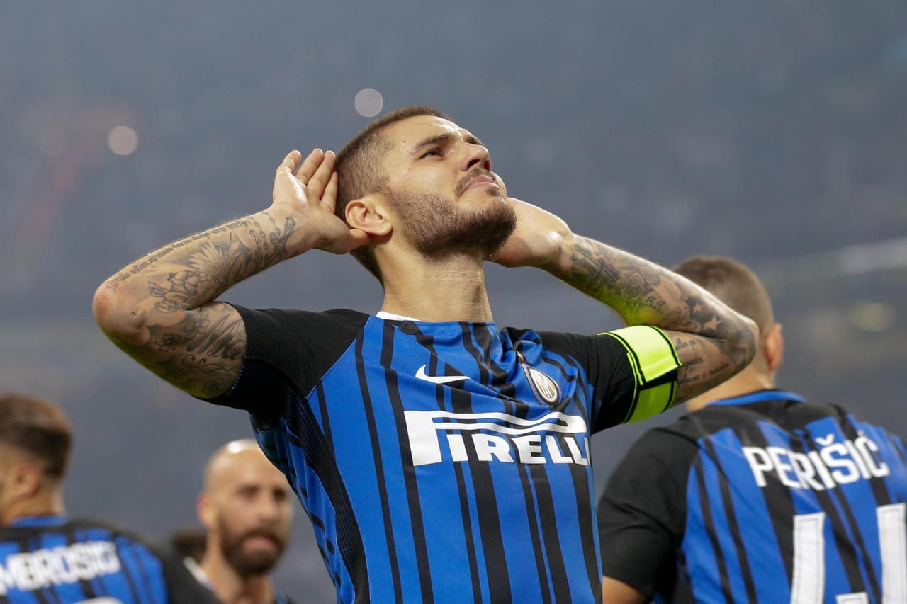 Con triplete de Icardi, el Inter hundió al Milán
