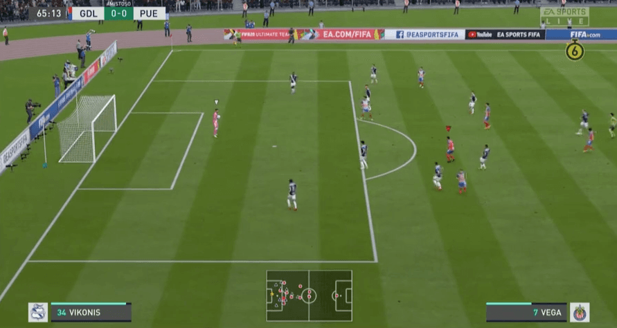 Cayeron las Chivas del 'Nene' Beltrán 0-1 con el Puebla de Ormeño que se mete en zona de Liguilla en el torneo virtual de la eLiga MX.