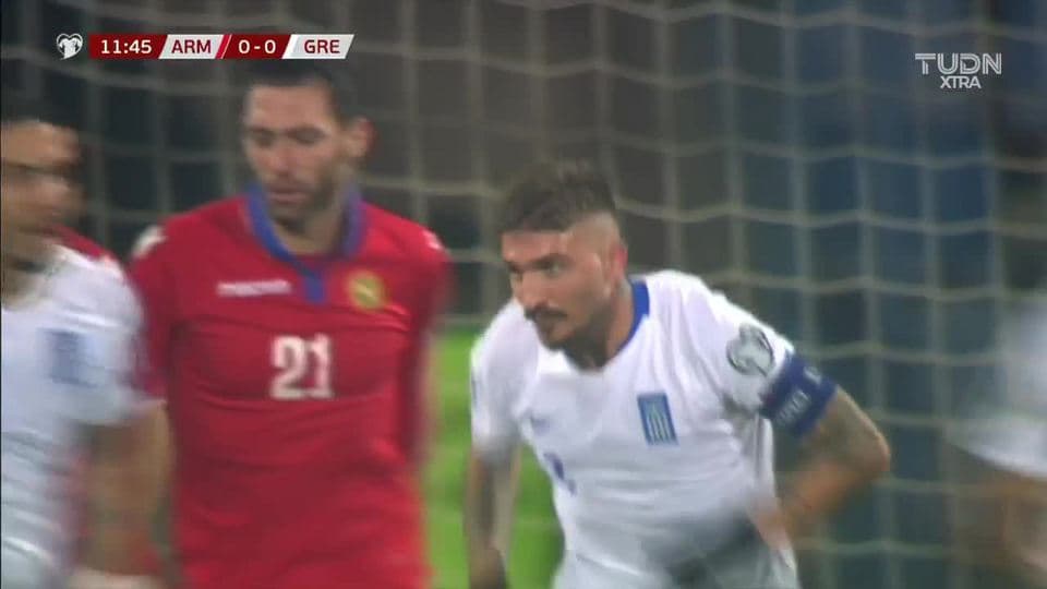 Tiro desviado de Konstantinos Stafylidis