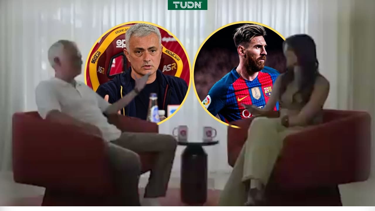 Mourinho elige a  Messi como el futbolista que más lo influenció en su carrera