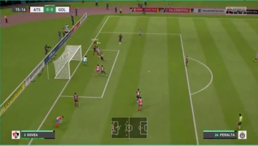 Fernando Beltrán se puso las ìlas en el segundo tiempo y consiguió el gol del empate para dividir los puntos.