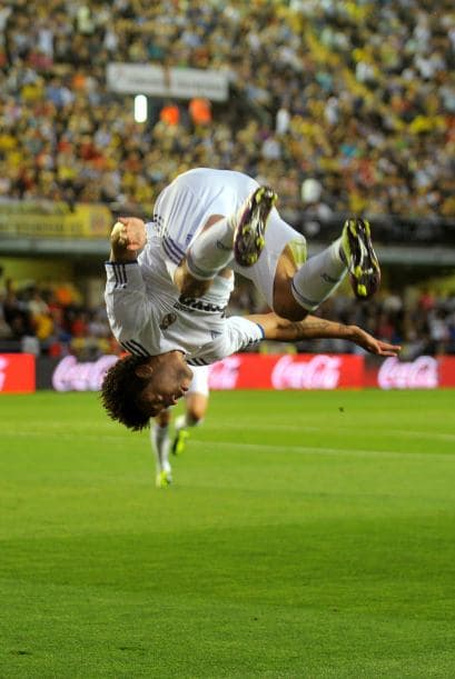 El zurdo marcó el primer gol madridista y lo festejó de este peculiar modo.