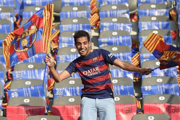 Todo listo en el Olympiastadion donde Juventus y Barcelona se enfrentarán.