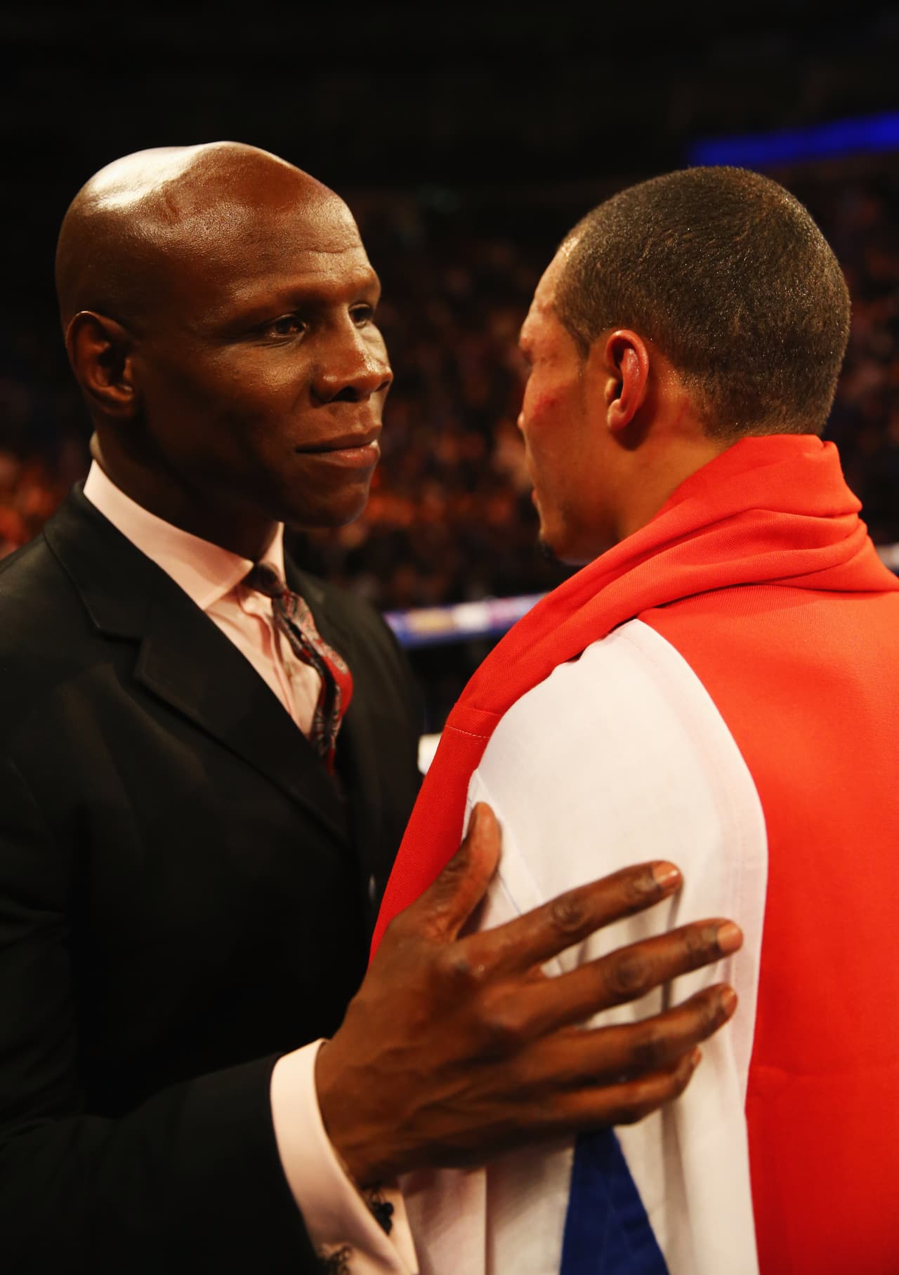 Chris Eukbank Sr. con su hijo Chris Eukbank Jr.