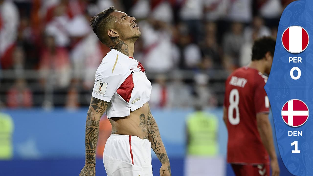 36 años después, Perú debuta en el Mundial con derrota ante Dinamarca