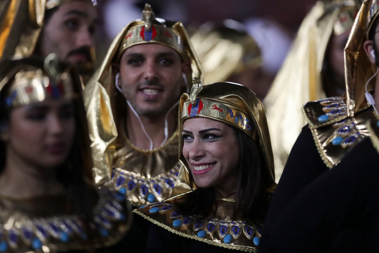 Con un reconocimiento y homenaje a sus costumbres e historia, Egipto se vistió de gala para la inauguración de la Copa Africana de Naciones 2019.