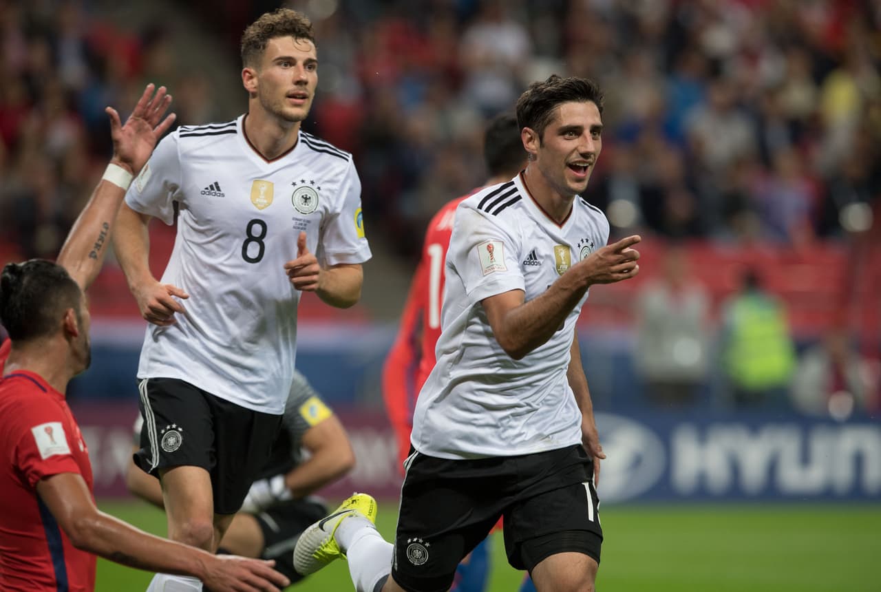 Para el jugador del Borussia M'Gladbach este fue su segundo gol en la presente edición de la Copa Confederaciones, ya que en la primera jornada se había reportado con uno en el triunfo por 3-2 ante Australia. Es el goleador de la Copa.