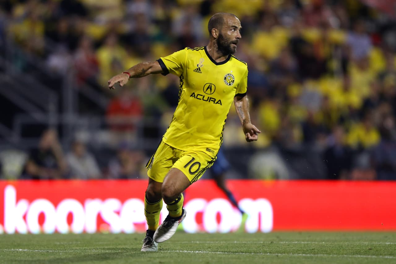 Un gol y una asistencia para Federico Higuaín en el triunfo de Columbus Crew SC ante Colorado Rapids. (USA Today Images)