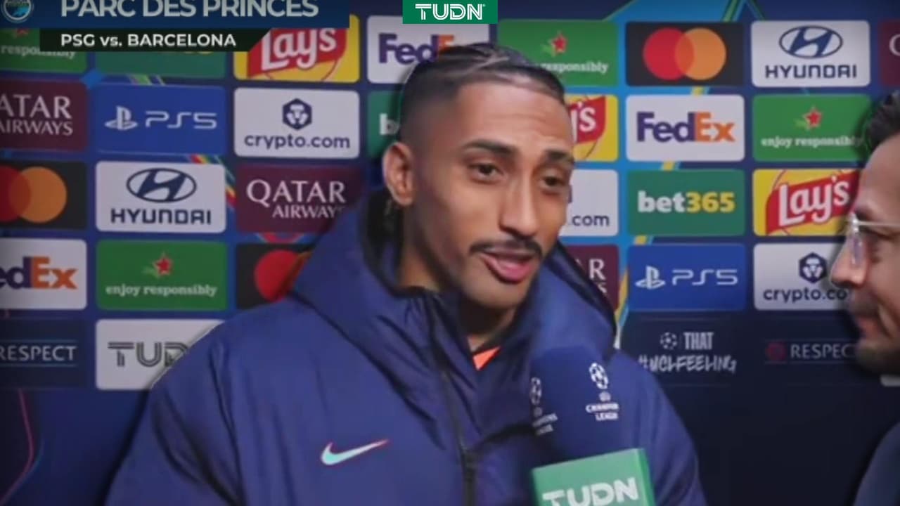Raphinha reconoce el poderío del PSG y lamenta que se haya cortado la racha de Barcelona