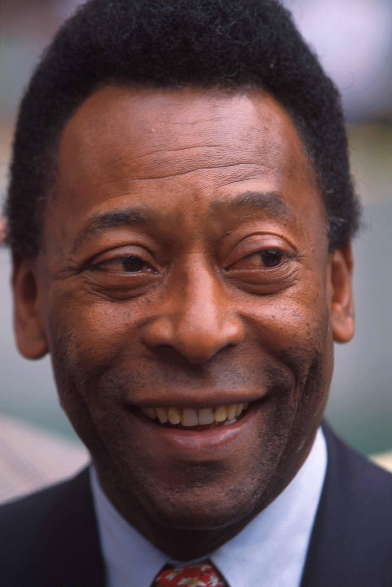 El Rey Pelé estuvo presente en el Estadio Azteca como embajador de honor de la FIFA, enviado por el presidente Joao Havelange.