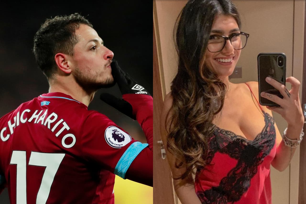 La exactriz porno Mia Khalifa dio una sorpresa a su llegada a Londres para un proyecto con la Premier League al vestir la playera de West Ham, con lo que rindió homenaje a
<i>Chicharito</i> y sus compañeros.