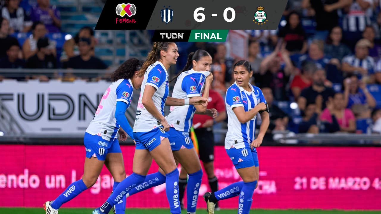 Myra Delgadillo brilla y Rayadas golea a Santos