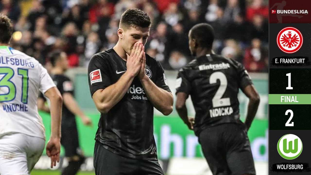 La ofensiva del Eintracht no alcanzó a empatar.