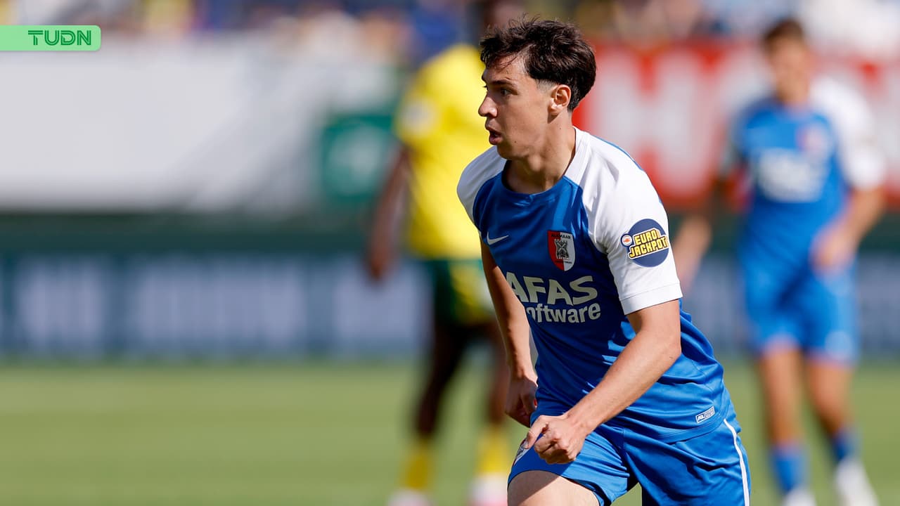 Mateo Chávez, tres titularidades y tres victoria con el AZ Alkmaar