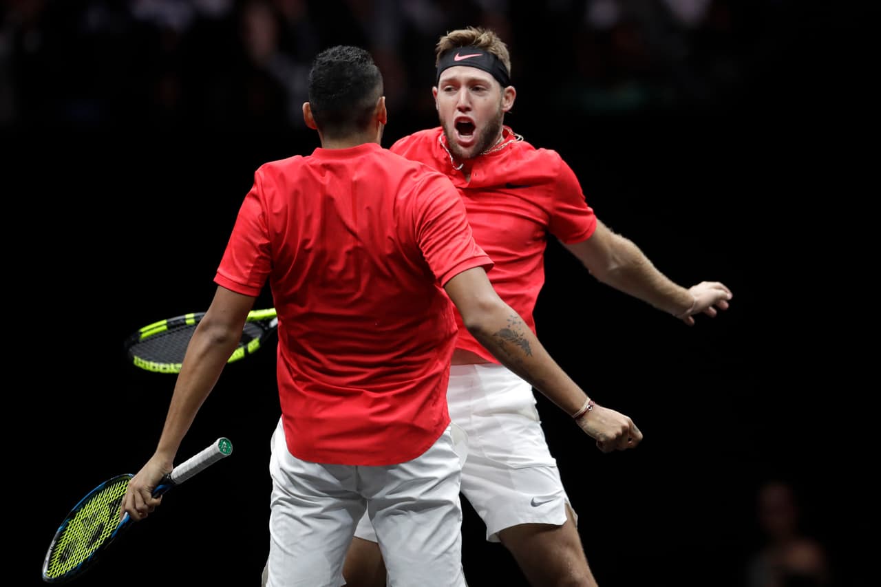 El super 
<i>tie break </i>lo ganaron Berdych y Sock con parcial 7-10. Este sábado continuará la actividad en esta peculiar competición, jornada que entregará dos puntos por partido ganado.