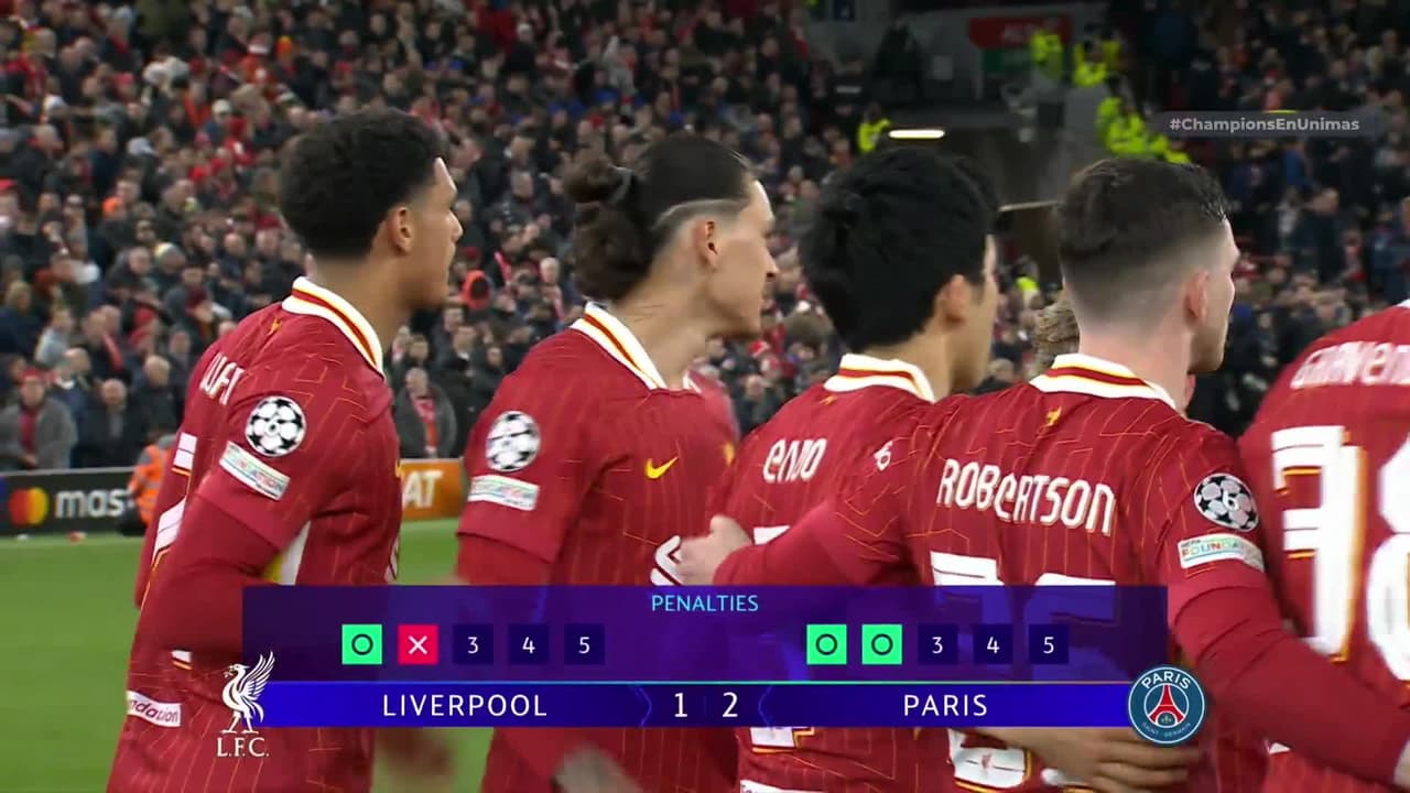 ¡GOL!  anota para Paris Saint-Germain. Ousmane Dembélé