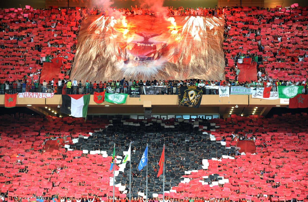 El uso de los mosaicos a nivel mundial es muestra de grandeza. Así lo demostró Marruecos en su partido contra Tanzania en 2011, pues a pesar de no asistir desde 1998 a los Mundiales buscó dejar en claro que es uno de los gigantes de África.