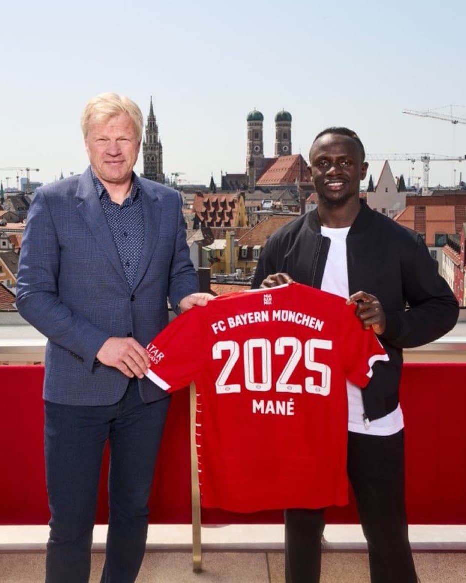 El Bayern Munich y el Liverpool confirmaron oficialmente el traspaso al club alemán del delantero senegalés Sadio Mané, que firmó por el campeón germano hasta el 30 de junio de 2025.
