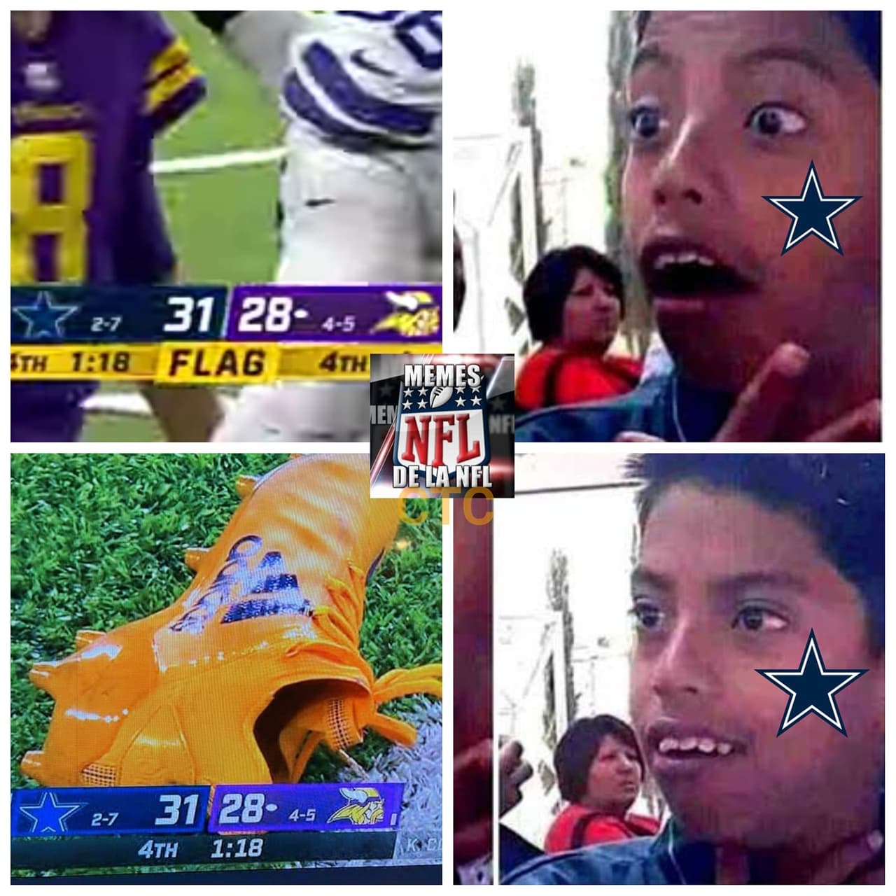 Los memes regresan esta semana con todo equipos como Dallas, Green Bay y Baltimore salen lastimados.