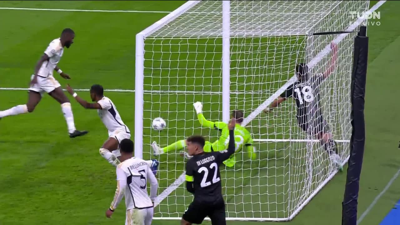 ¡GOL!  anota para Real Madrid. Rodrygo