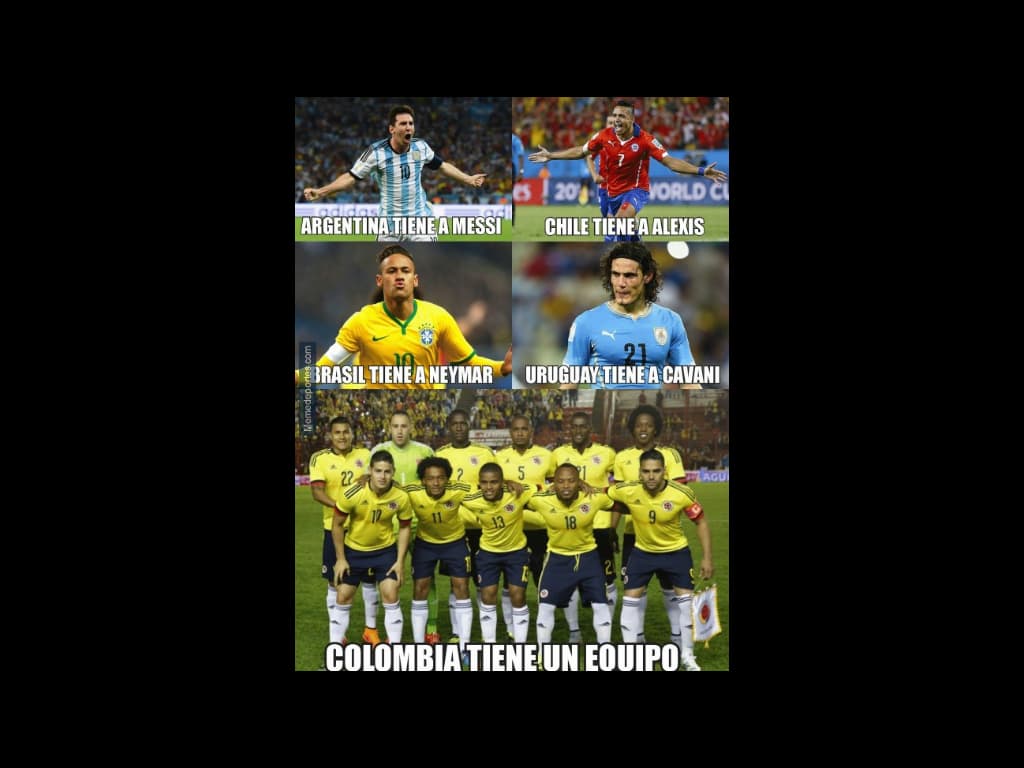 La eliminación de México, el error Jamaica-África de Cavani, el choque de Arturo Vidal y la selfie con Messi fueron los temas de burla de lo que va en Chile 2015.