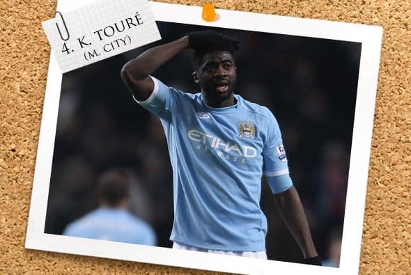 Otro futbolista de la Liga inglesa está en defensa, Kolo Touré, quien logró el tanto del empate momentáneo del Manchester City ante Wolverhampton. Al final, ganó el City.
