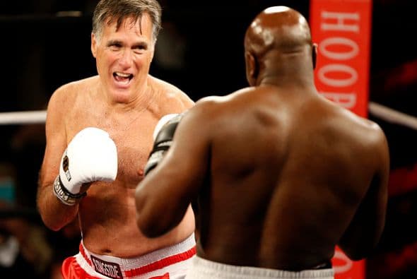 Romney le pusó corazón a su papel del boxeador.