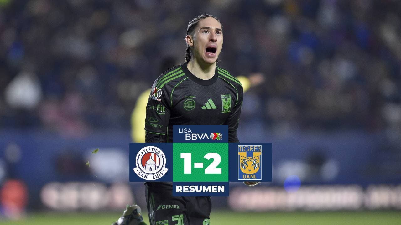 Tigres se impone de visita al San Luis en la Jornada 1 del Clausura 2026