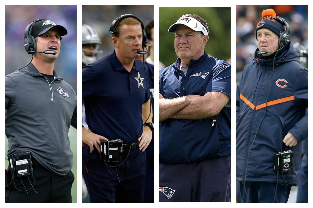 No es nada fácil catalogar a los Entrenadores en Jefe de los 32 equipos de la NFL rumbo a la temporada 2016. Aquí la lista.