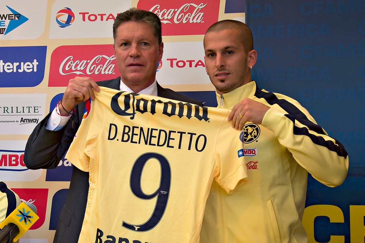 Solo estuvo un año en el América, pero el argentino Benedetto respondió con 26 goles a la confianza que le dio la directiva de Peláez.
