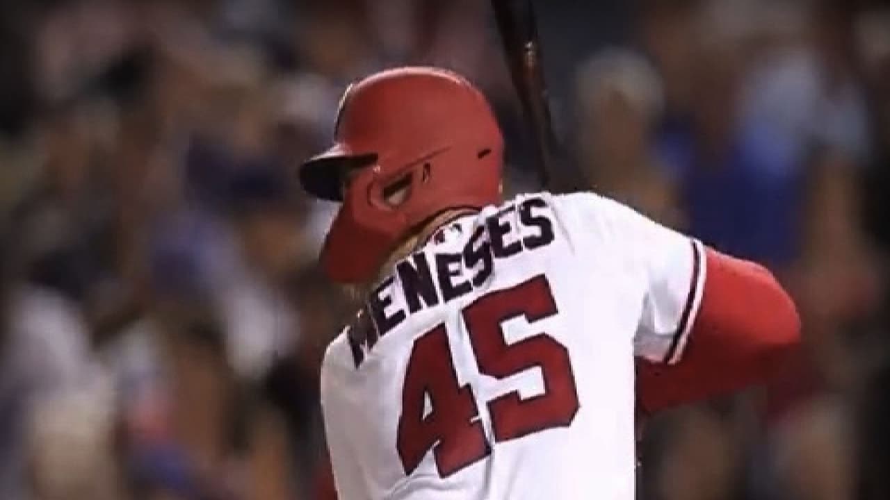 Joey Meneses debuta con los Nationals en MLB y pega cuadrangular
