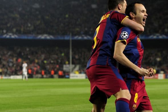 'Don Andrés' quedó con el balón dentro del área rival y fusiló al arquero.