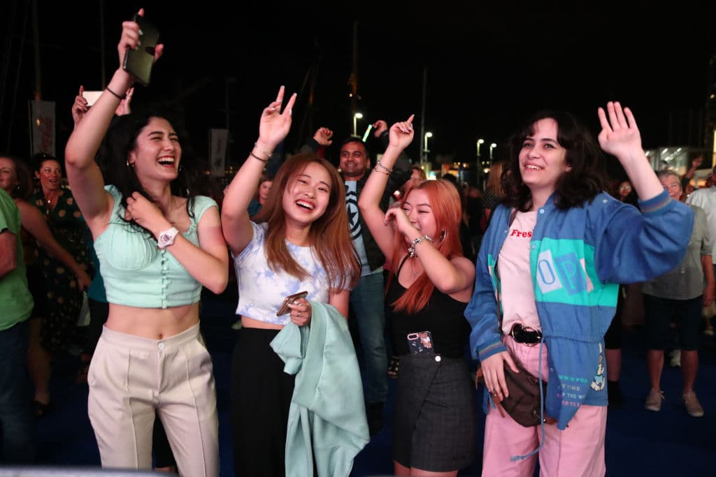 Los ‘kiwis’ pudieron disfrutar libremente de las festividades.