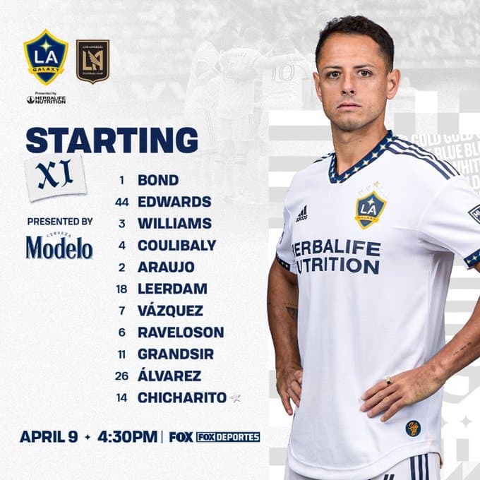 Con esta alineación, LA Galaxy enfrentará a LAFC.