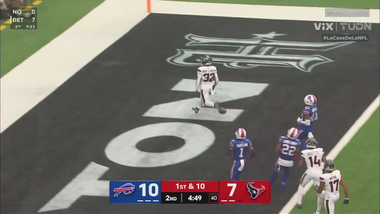 Explota Montgomery: otro touchdown para Texans