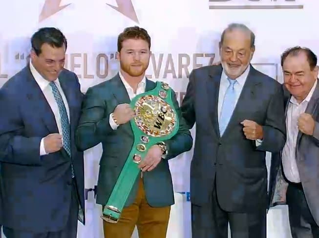 ¡Nocaut! Slim y Sulaimán proponen al ‘Canelo’ Álvarez al Premio Nacional del Deporte