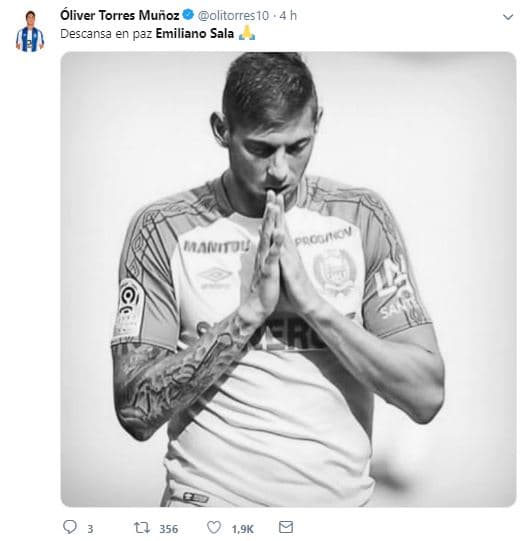 Óliver Torres, compañero del Tecatito y HH en el Porto, se despidió de esta manera de Sala.