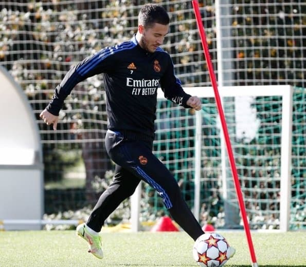 El Real Madrid aún no puede contar con Eden Hazard