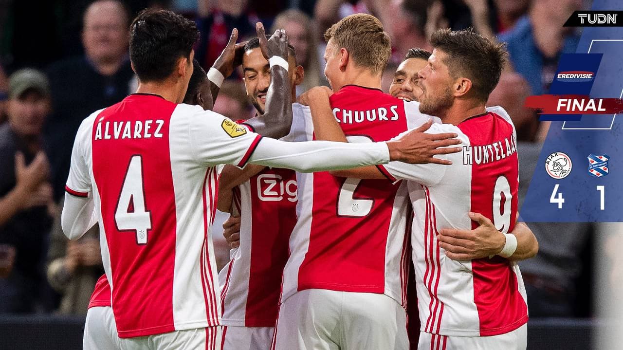 Ajax golea a Heerenveen con Edson Álvarez en la cancha